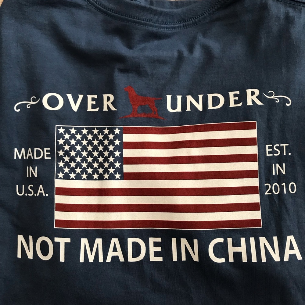 Over under T-shirt Sz large. New w/out tags